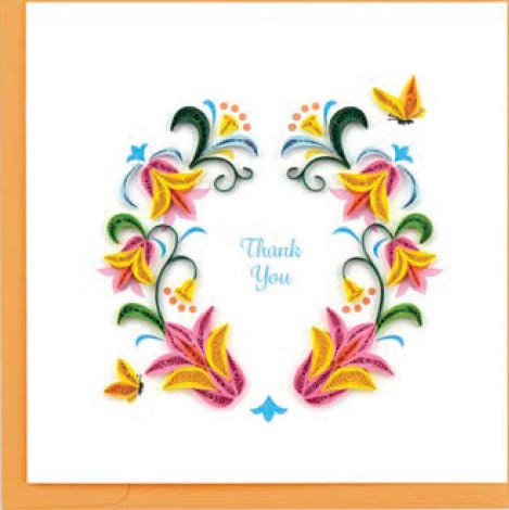 Thank You Flower Wreath