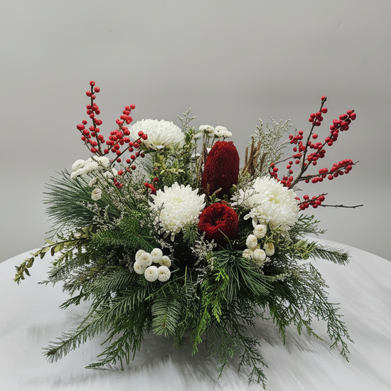 Crimson Frost Bouquet