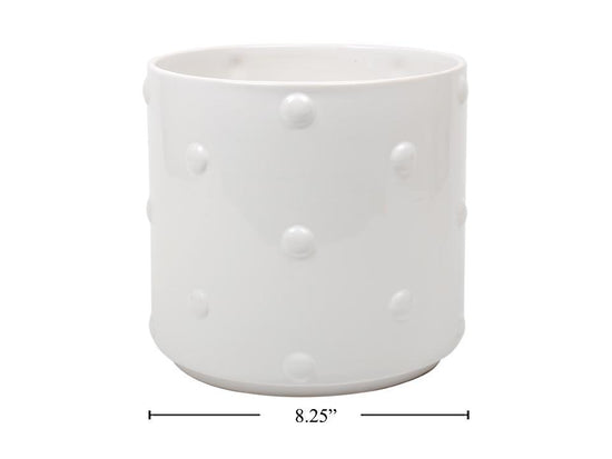 Round Ceramic Planter, medium