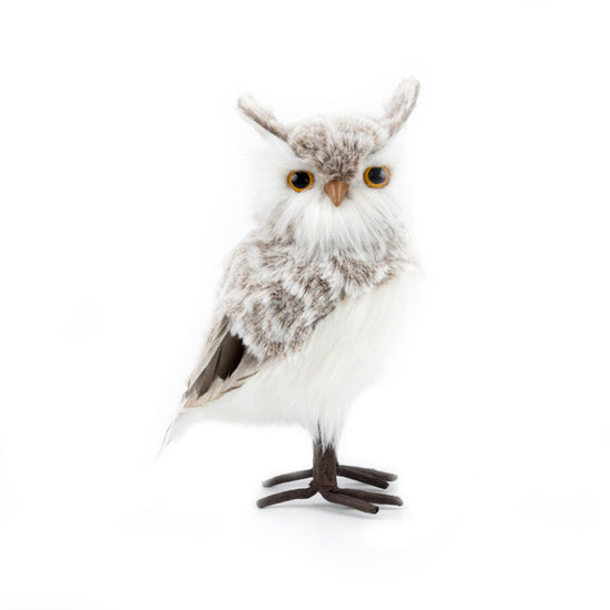 OWL BROWN/ WHITE 7″ W/ POINTED EARS