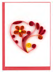 Heart Quilling Gift Enclosure
